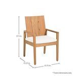 Product Image 5 for Ashland Teak Arm Chair from Summer Classics