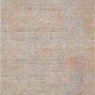 Top-down view of Faye Santa Fe blue rug showing full rectangular shape and subtle color variations