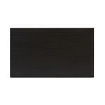 Top view of Katherine nightstand showing flat dark wood surface with subtle grain texture