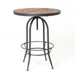 Product Image 5 for Bristol Pub Table Rustic Black from Four Hands