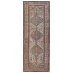 Product Image 1 for Arkansas Southwestern Medallion Blue/ Red Rug - 3' x 8' from Jaipur 