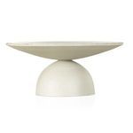 Product Image 13 for Corbett Textured Matte White Aluminum Coffee Table from Four Hands