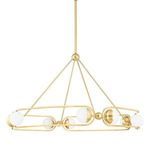 Product Image 1 for Hartford 8-Light Aged Brass Chandelier from Hudson Valley
