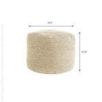 Product Image 1 for Louis Wide Pouf from Texxture