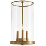 Product Image 4 for Adria Natural Brass Cylindar Glass Pendant from Regina Andrew Design