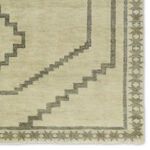 Product Image 10 for Paphos Hand-Knotted Medallion Green / Gray Rug 18" x 18" from Jaipur 