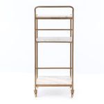 Product Image 3 for Felix Antique Brass Bar Cart from Four Hands
