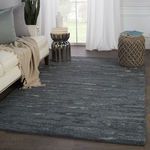 Product Image 4 for Fjord Handmade Abstract Blue/ Gray Rug from Jaipur 