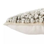 Product Image 6 for Kaz Textured Ivory/ Light Gray Throw Pillow 22 inch from Jaipur 