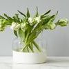 Product Image 4 for White Colorblock Flower Vase from etúHOME
