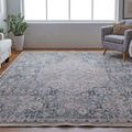 Product Image 6 for Marquette Blue / Gray Traditional Area Rug - 6'7" x 9'10" from Feizy Rugs