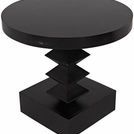 Product Image 4 for Pillar Side Table, Hand Rubbed Black from Noir