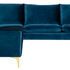 Product Image 4 for Anders Midnight Blue L Sectional from Nuevo