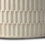 Product Image 9 for Callisto Aged White Concrete Outdoor Coffee Table from Four Hands