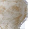 Profile view close-up of smaller Monte Carlo vase base with blending brown brushstrokes