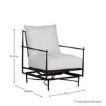 Product Image 5 for Roma Aluminum Outdoor Spring Lounge Chair from Summer Classics