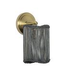 Product Image 2 for Nimes Black Wood-Shade Brass Wall Sconce from Regina Andrew Design