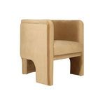 Product Image 3 for Lansky Three Leg Fully Upholstered Barrel Chair In Camel Velvet from Worlds Away