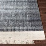 Product Image 5 for Reliance Hand-Woven Wool Charcoal / Cream Rug - 2'6" x 8' from Surya