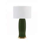 Product Image 1 for Barron Olive Green Table Lamp from Worlds Away