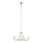 Product Image 4 for Dudley Aged Brass White Chandelier from Four Hands