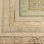Product Image 6 for Tobias Hand-Knotted Trellis Gold / Tan Rug 18" x 18" from Jaipur 