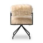 Product Image 6 for Fenn Champagne Mongolian Fur Desk Chair from Four Hands
