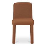Place Dining Chair front-facing view focusing on clean lines and upholstery texture.