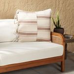 Product Image 2 for Dashel Polyester Outdoor Pillow - Patterned Gold Stripes from Four Hands