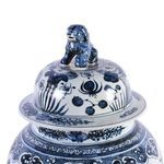Product Image 4 for Blue & White Fish Temple Jar from Legend of Asia