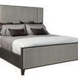 Product Image 4 for Linea Upholstered Panel Bed In Cerused Charcoal from Bernhardt Furniture