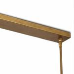 Product Image 7 for Woodbine Rectangular Wood and Wrought Iron Chandelier from Currey & Company