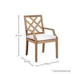Product Image 7 for Haley Teak Arm Chair from Summer Classics