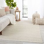 Product Image 3 for Galway Natural Trellis Ivory/ Cream Rug from Jaipur 