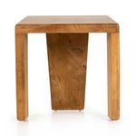 Straight-on view highlighting the wide middle leg panel and two narrower side legs