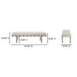 Product Image 7 for Carson Dining Bench from Moe's