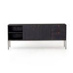 Product Image 10 for Trey Media Console - Black Wash Poplar from Four Hands
