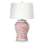 Product Image 1 for Red Ceramic Table Lamp from Regina Andrew Design