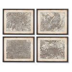 Product Image 1 for Metropolis Map Prints, Set Of 4 from Napa Home And Garden