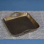 Product Image 3 for Mackenzie Square Tray   Brass from Homart