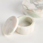 Product Image 2 for Johanna Marble Round Lidded Boxes, Set Of 2 from Napa Home And Garden