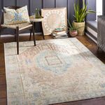 Product Image 3 for Alanya Denim Blue / Peach Rug from Surya