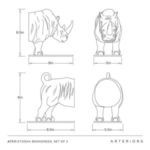 Product Image 10 for Etosha Bookends, Set of 2 from Arteriors