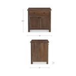 Product Image 19 for Gene Dark Brown Charging Nightstand from Moe's