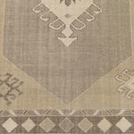 Detailed top-down view focusing on central Samsa rug motif and fine weaving