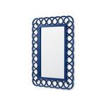 Loop Mirror displayed at an angled side view highlighting its depth and rounded loop frame design