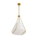 Product Image 6 for Heloise Antique Gold Brass Steel Pendant from Arteriors