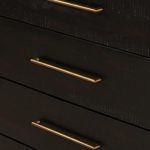 Product Image 14 for Suki Tall Boy Burnished Black Wooden Dresser from Four Hands