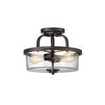 Product Image 1 for Tulsa 2 Light Semi Flush from Savoy House 