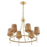 Product Image 3 for Ashbury Chandelier in Warm Brass from Savoy House 
